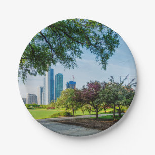 Grant Park Morning Walk Paper Plate