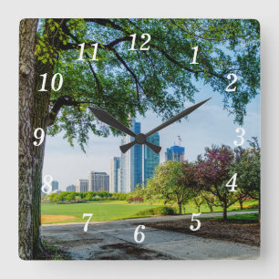 Grant Park Morning Walk Wall Clock