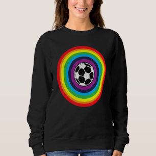Grant Wahl Rainbow LGBT Rainbow Colours Soccer Foo Sweatshirt