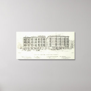 Grant West side Sutter and Bush Canvas Print