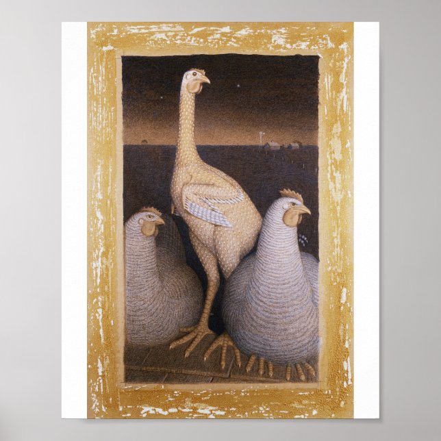 Grant Wood - Adolescence Poster (Front)