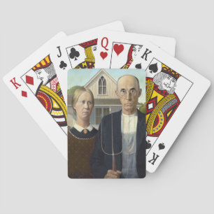 Grant Wood "American Gothic" Playing Cards