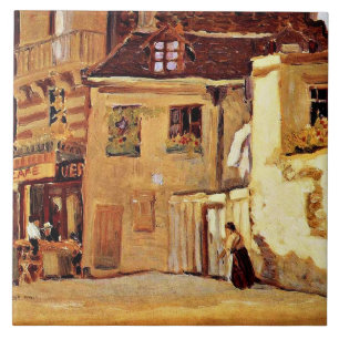 Grant Wood artwork, Landscape Tile