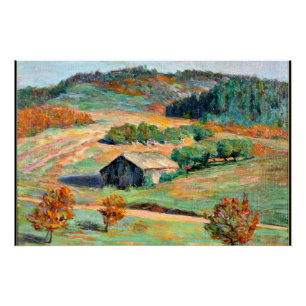 Grant Wood - Early Fall Landscape Poster