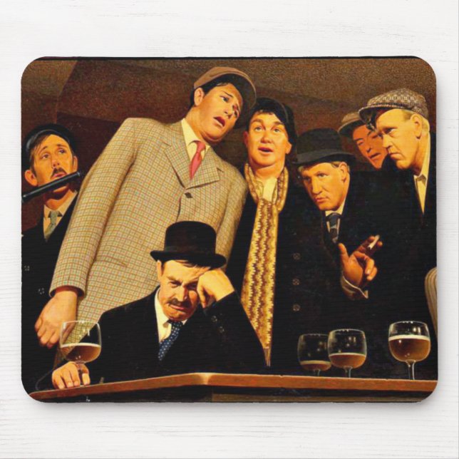Grant Wood - Sentimental Ballad Mouse Pad (Front)