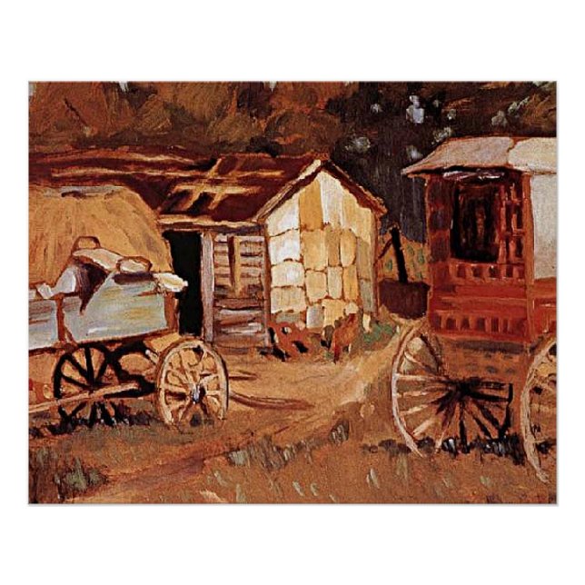 Grant Wood - The Horsetraders Poster (Front)