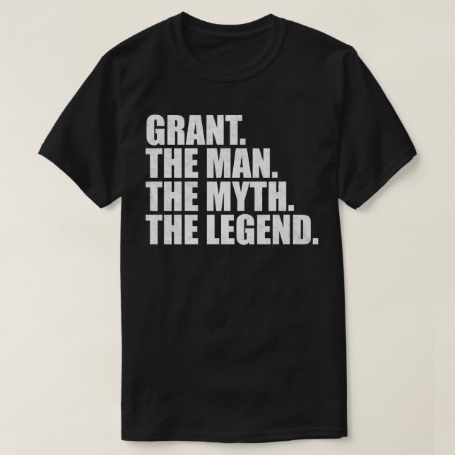GrantGrant Name Grant given name T-Shirt (Design Front)