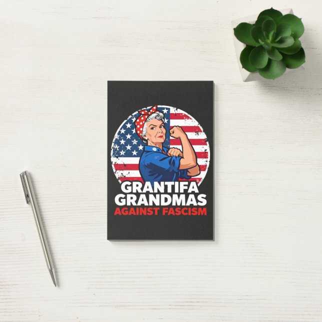 Grantifa Grandmas Against Fascism Post-it Notes (Office)