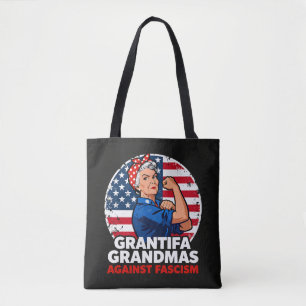 Grantifa Grandmas Against Fascism Tote Bag