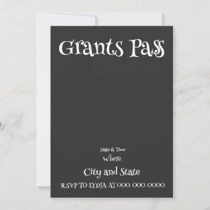 GRANTS PASS INVITATION