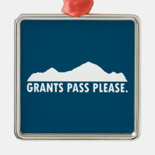 Grants Pass Oregon Please Metal Tree Decoration