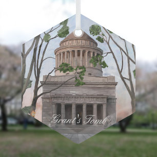 Grant's Tomb Glass Tree Decoration