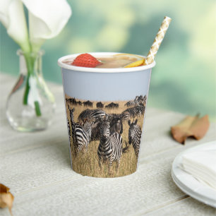 Grant's Zebra Paper Cups