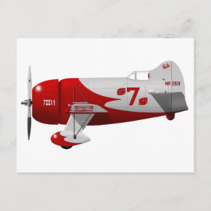 Granville Brothers Aircraft  "Gee Bee R-1" Postcard