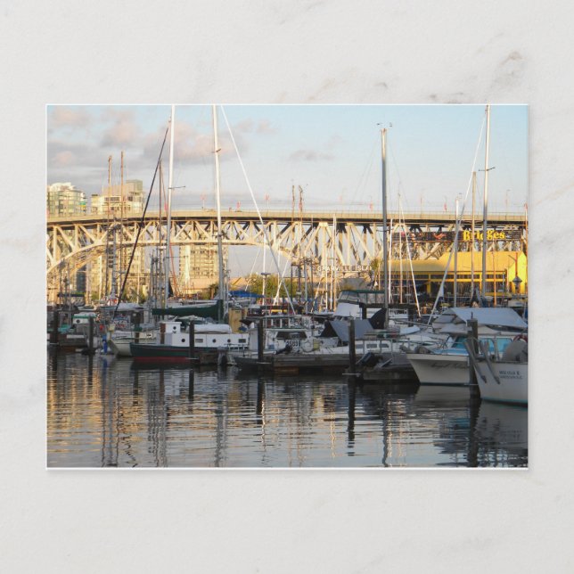 Granville Island Vancouver, BC Postcard (Front)