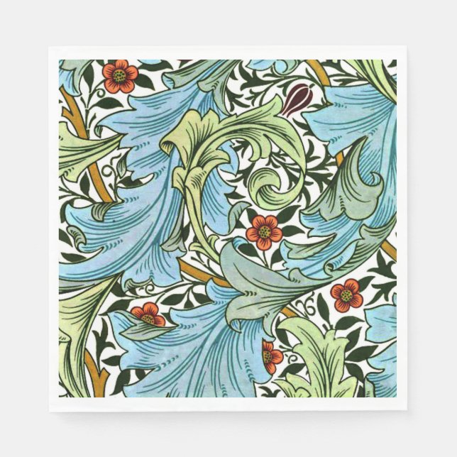 Granville, vintage William Morris pattern, Napkin (Front)