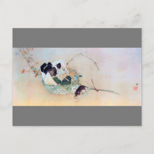 Grape and Mouse, Watanabe Seitei Postcard