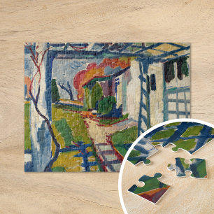 Grape Arbor Henry Lyman Saÿen Jigsaw Puzzle