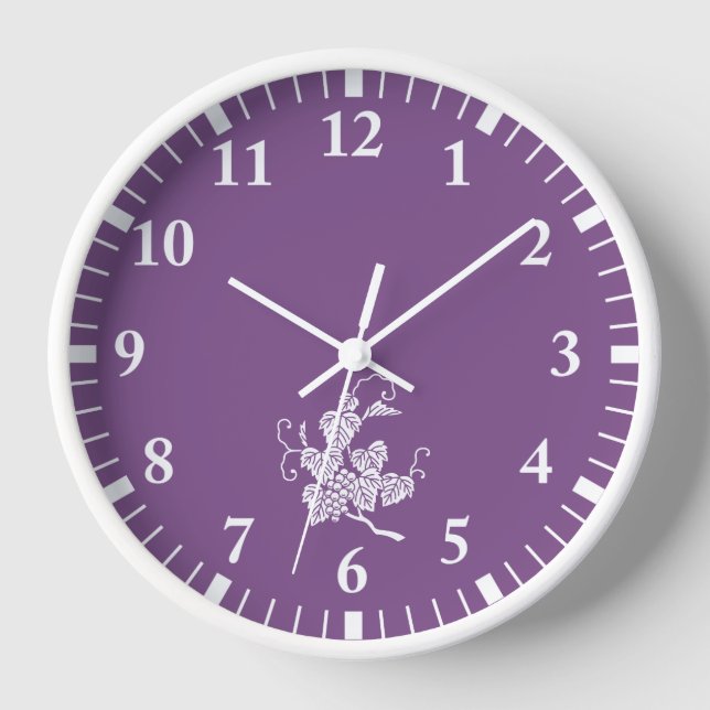 Grape branch clock (Front)