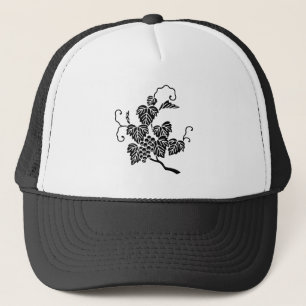 Grape branch trucker hat