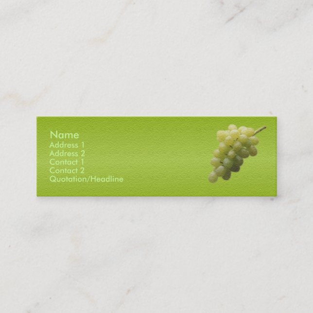Grape Business Card (Front)