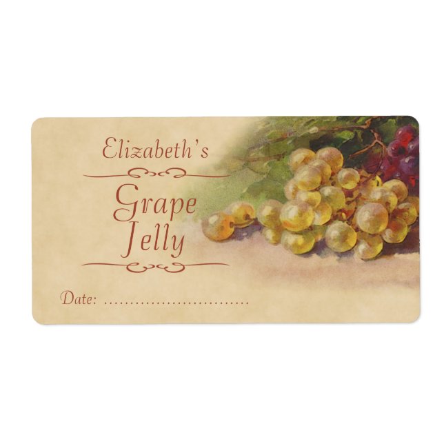 Grape Canning label (Front)