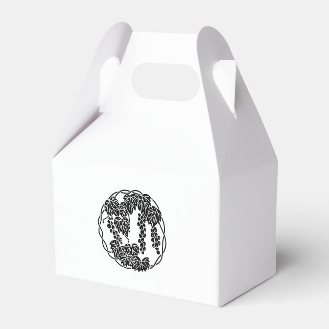 Grape Circle Favour Box (Back Side)