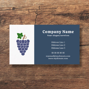 Grape Cluster Business Card