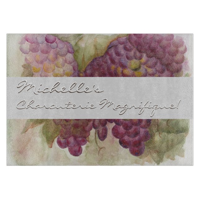 Grape Cluster Charcuterie Cutting Board (Front)