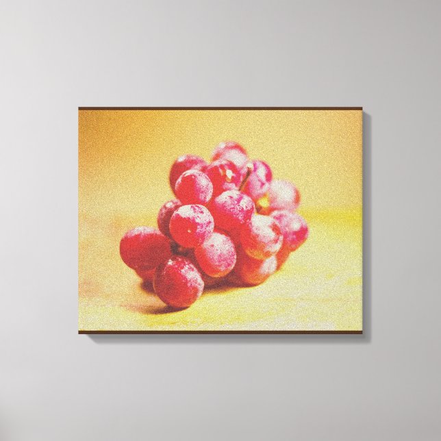 "Grape" Cute Photo. Buy Now Canvas Print (Front)