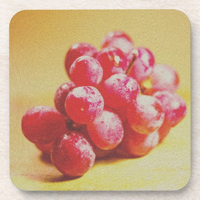 "Grape" Cute Photo. Buy Now Coaster (Front)