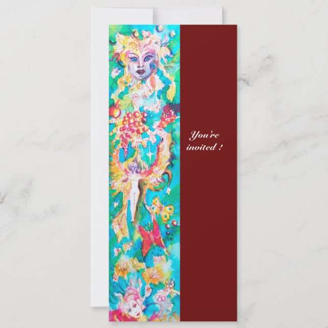 GRAPE FAIRY TALE 7 INVITATION (Front)