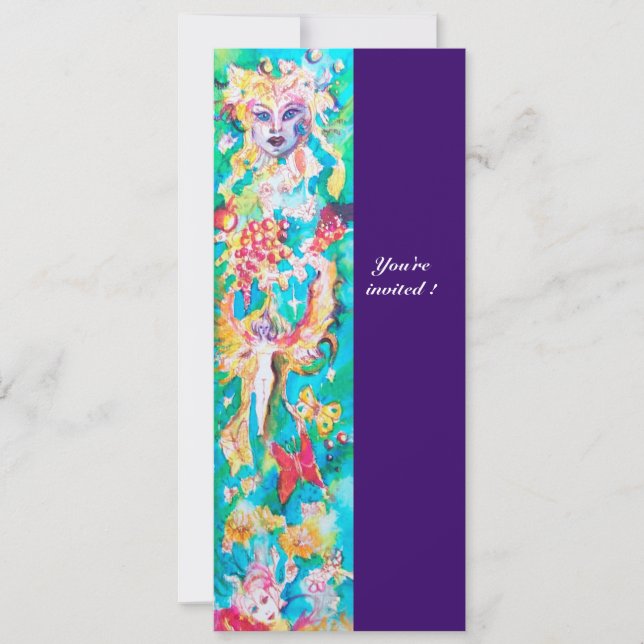 GRAPE FAIRY TALE 8 INVITATION (Front)