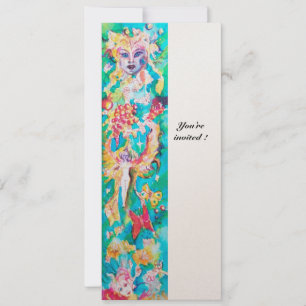 GRAPE FAIRY TALE  Colourful Fantasy Party Programm Invitation