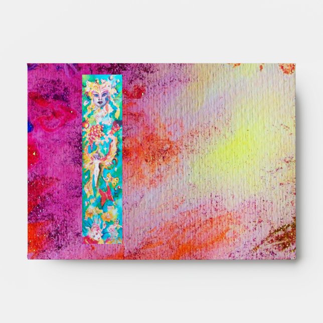GRAPE FAIRY TALE  ,red purple pink yellow Envelope (Front)