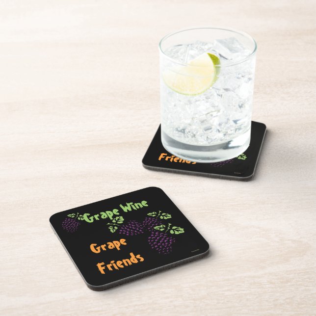 Grape Friends Coaster (Right Side)