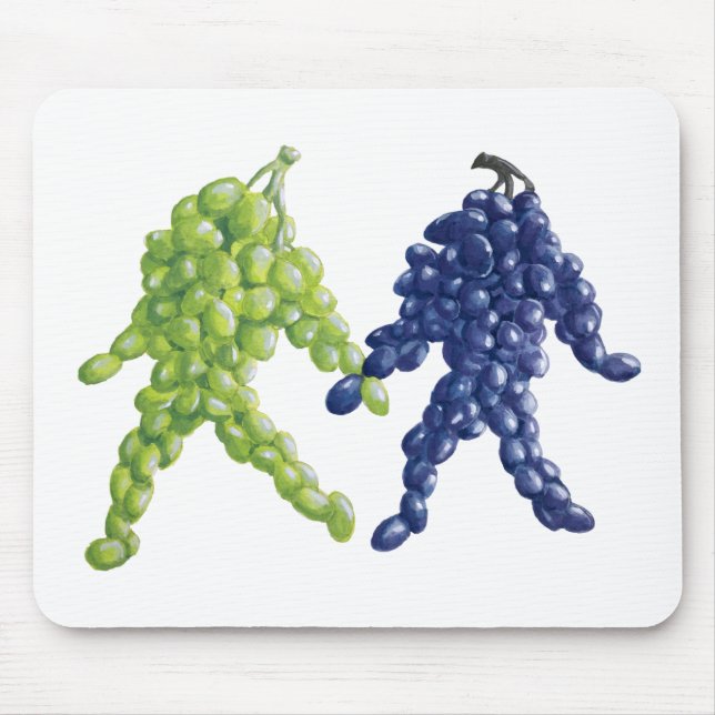 Grape Friends Mouse Pad (Front)
