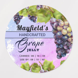 Grape Fruit Canning Jam Jar