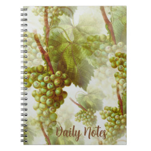 Grape Fruit Pattern  Notebook