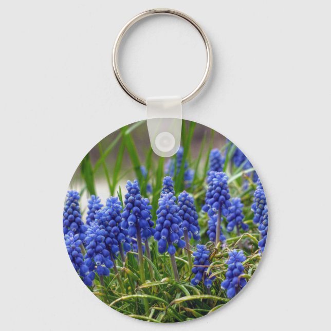 Grape Hyacinth Key Ring (Front)