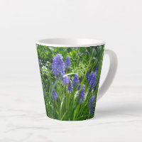 Grape Hyacinth Latte Mug