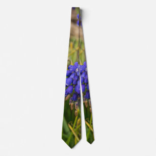 Grape Hyacinths Family Neck Tie