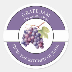 Grape Jam Label