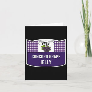 Grape Jelly Group Condiment Costume Family Matchin Card