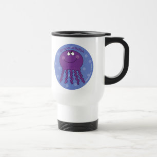 Grape Jellyfish Travel Mug
