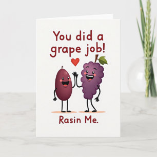 Grape Job Mothers Day Design Card
