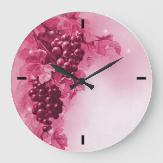 Grape Large Clock (Front)