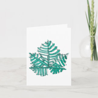 Grape Leaf Card