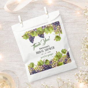 Grape Mediterranean Vineyard Favour Bags