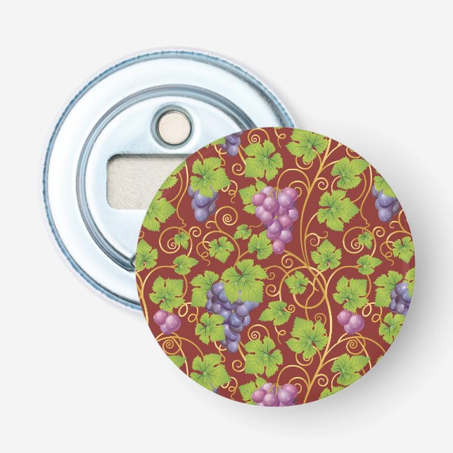 Grape Pattern Bottle Opener (Front)